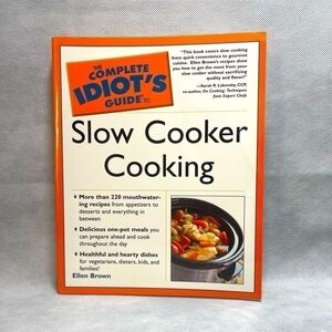 Recipes Book The Complete Idiot's Guide to Slow Cooker Cooking  Cookbook